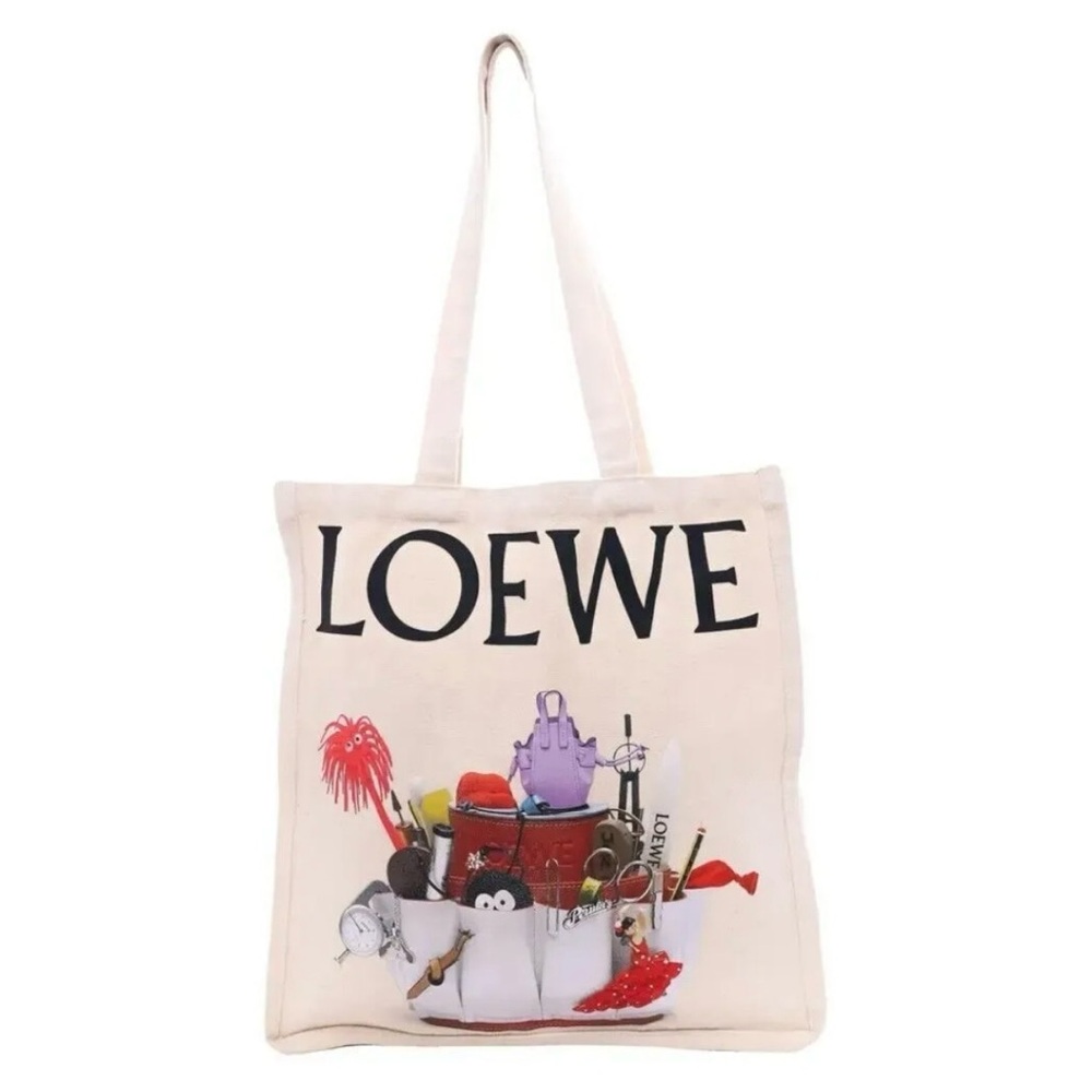 New Loewe Crafted World Exhibition Gift Tote Bag Limited Canvas - Picture 2 of 2